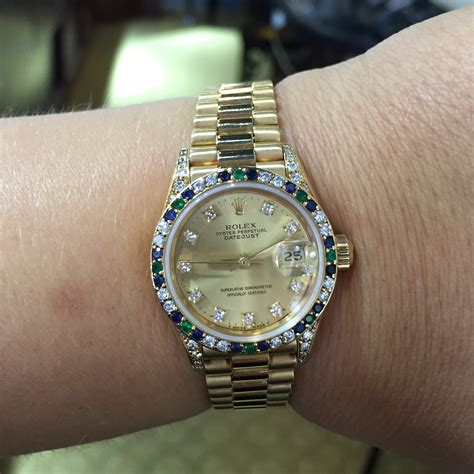 sapphire bezel watch.